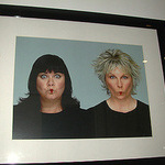 French and Saunders photogrpahed by Trevor Leighton exhibited in Fashion exposures 2001 number 161