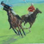 An original oil on canvas by Henry Koehler American born 1927 signed and dated 2001 Offside backshot