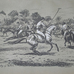 Cuthbert bradley antique print circa 1893 The poetry of motion professionally mounted