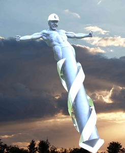 TOM MALEY MAN DRILL LIFESIZE EDITION OF 10